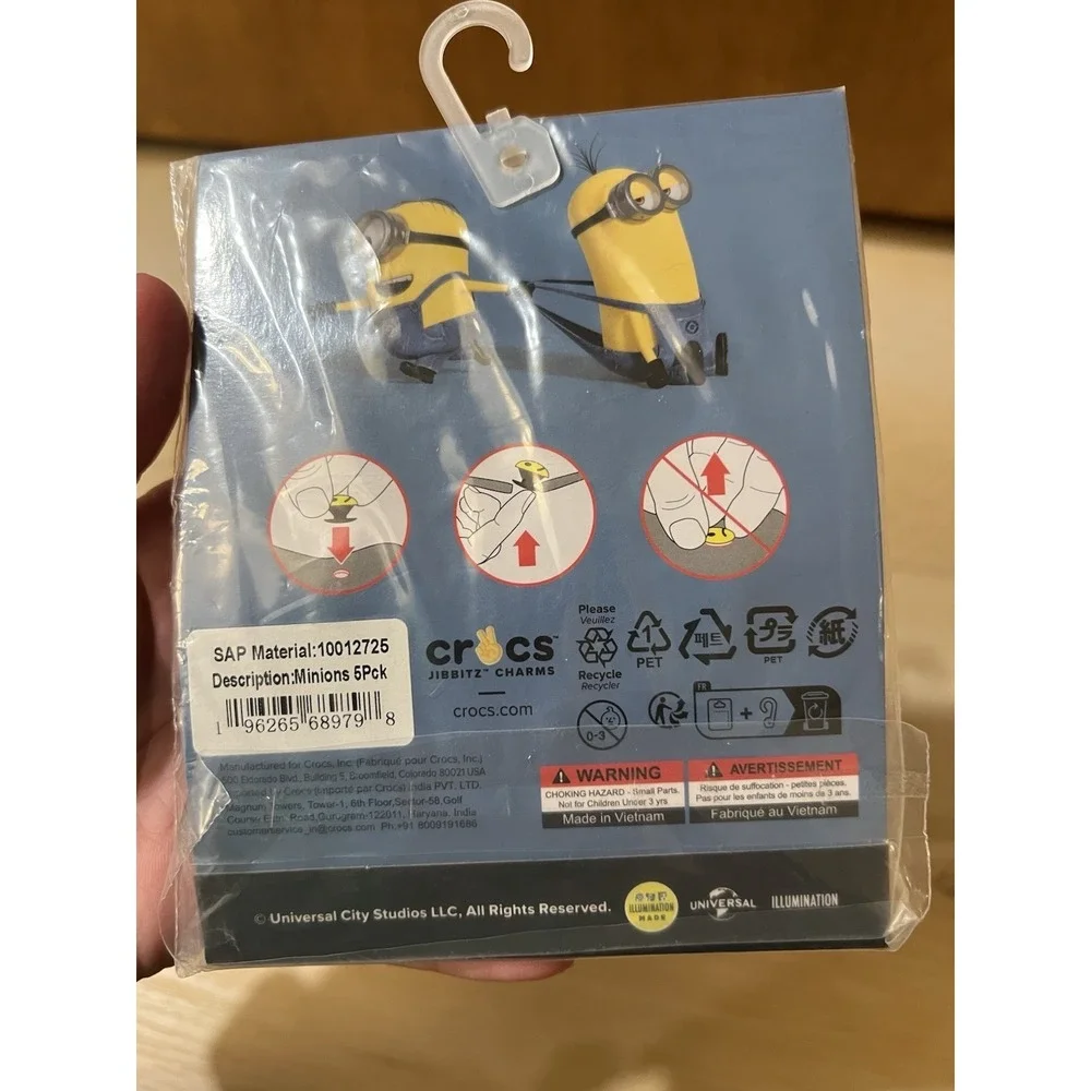 Crocs‎ Jibbitz 5-Pack Minions | Jibbitz for Crocs Authentic Charms